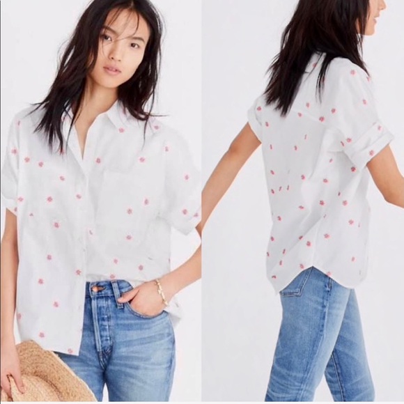 Madewell Tops - Madewell Daisy Courier Shirt - EUC!